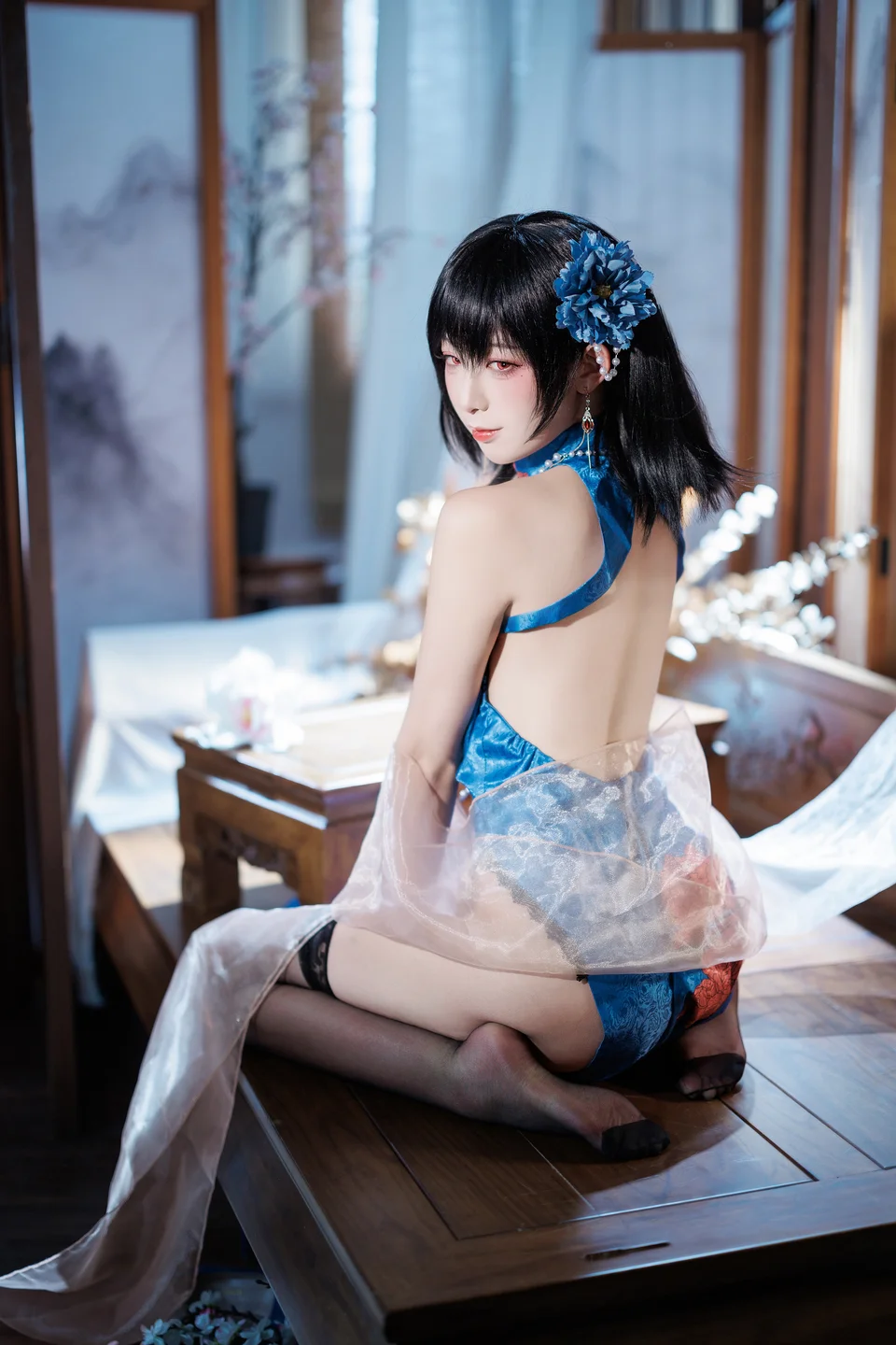 封疆疆v - 碧蓝航线·建武 旗袍 [36P-514MB] tg@simisebaisi 【丝足阁】017.webp